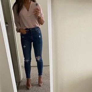 Blush Vince Camino Blouse